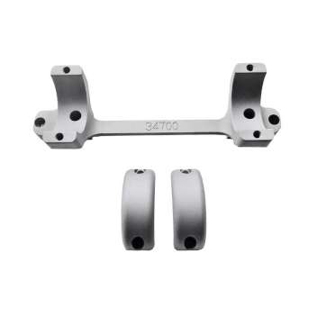 DNZ 1-Piece Gamer Reaper Scope Mount - Remington 700 Long Action High - Silver