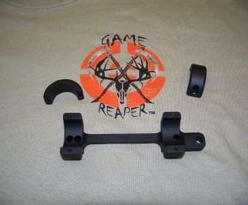 DNZ Game Reaper 1-Piece Scope Mount - Remington M7 1" Medium Black