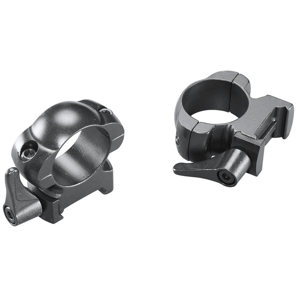 Weaver Grand Slam Leaver-Lok Top Mount Steel Scope Rings 1" X- High Matte