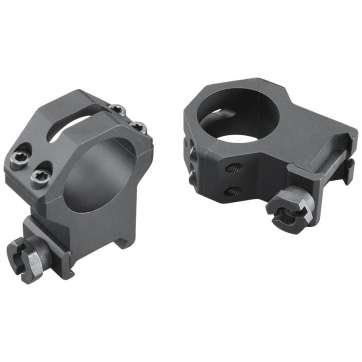 Weaver 4-Hole Tactical Picatinny Aluminum Scope Rings 1" XX-High Matte