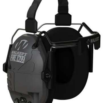Walker's FireMax Muff Behind the Neck - Black 20-23 NRR