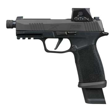 Sig Sauer P365X-Macro TACOPS Handgun 9mm Luger 21rd Magazines(4) 4" Threaded Barrel Romeo-X Red Dot