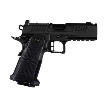 Alpha Foxtrot AF1911-Romulus MOS Adapter Handgun 9mm Luger 17(1) & 20rd(1) Magazines 4.25" Ported Bull Barrel DLC Black