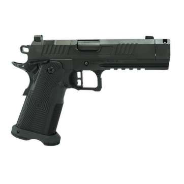 Alpha Foxtrot AF1911-Romulus Handgun 9mm Luger 17rd (1) and 20rd (1) Magazines 4.25" Compensated Threaded Barrel Black RMSc Cut