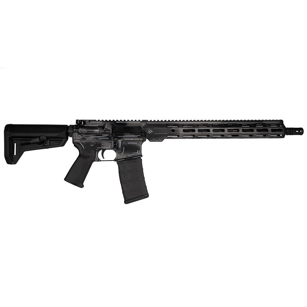 Shark Coast Tactical "Anime-Black" Rifle 5.56mm 10rd Magazine 16" Barrel 15" MLOK Handguard California Compliant