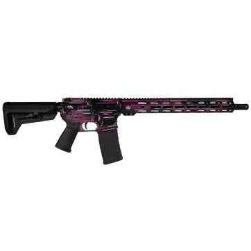 Shark Coast Tactical "Anime- Black Cherry" Rifle 5.56mm 10rd Magazine 16" Barrel 15" MLOK Handguard California Compliant