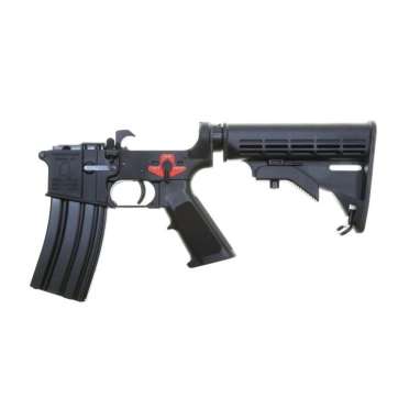 Franklin Armory BFSIII Equipped M4-BLR Complete AR15 Lower Receiver - Black | Installed AR-ESSENTIALS Binary Trigger | M4 Rifle Buttstock