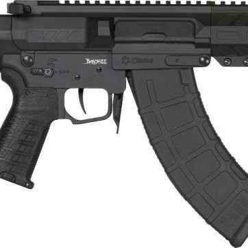 CMMG Banshee Mk47 Pistol - Black | 7.62x39 | 8" Barrel | 7" M-LOK Handguard | SBA3 Arm Brace