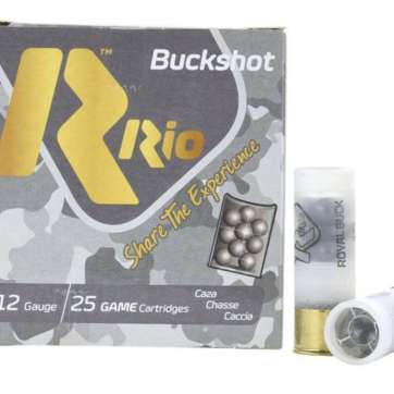 Rio Royal Buck Home Defense ***Star Crimp*** 9P 12ga Buckshot 2.75 inch Shotgun Shells - 1Buck | 1250 fps | 25rd Box